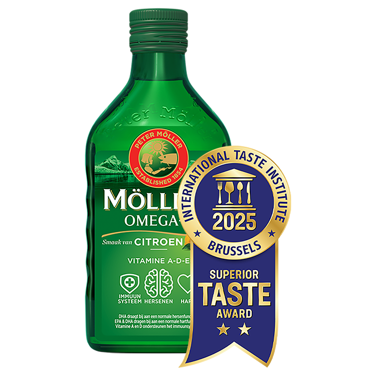 Möller's Omega-3 Levertraan Citroen - 250ml