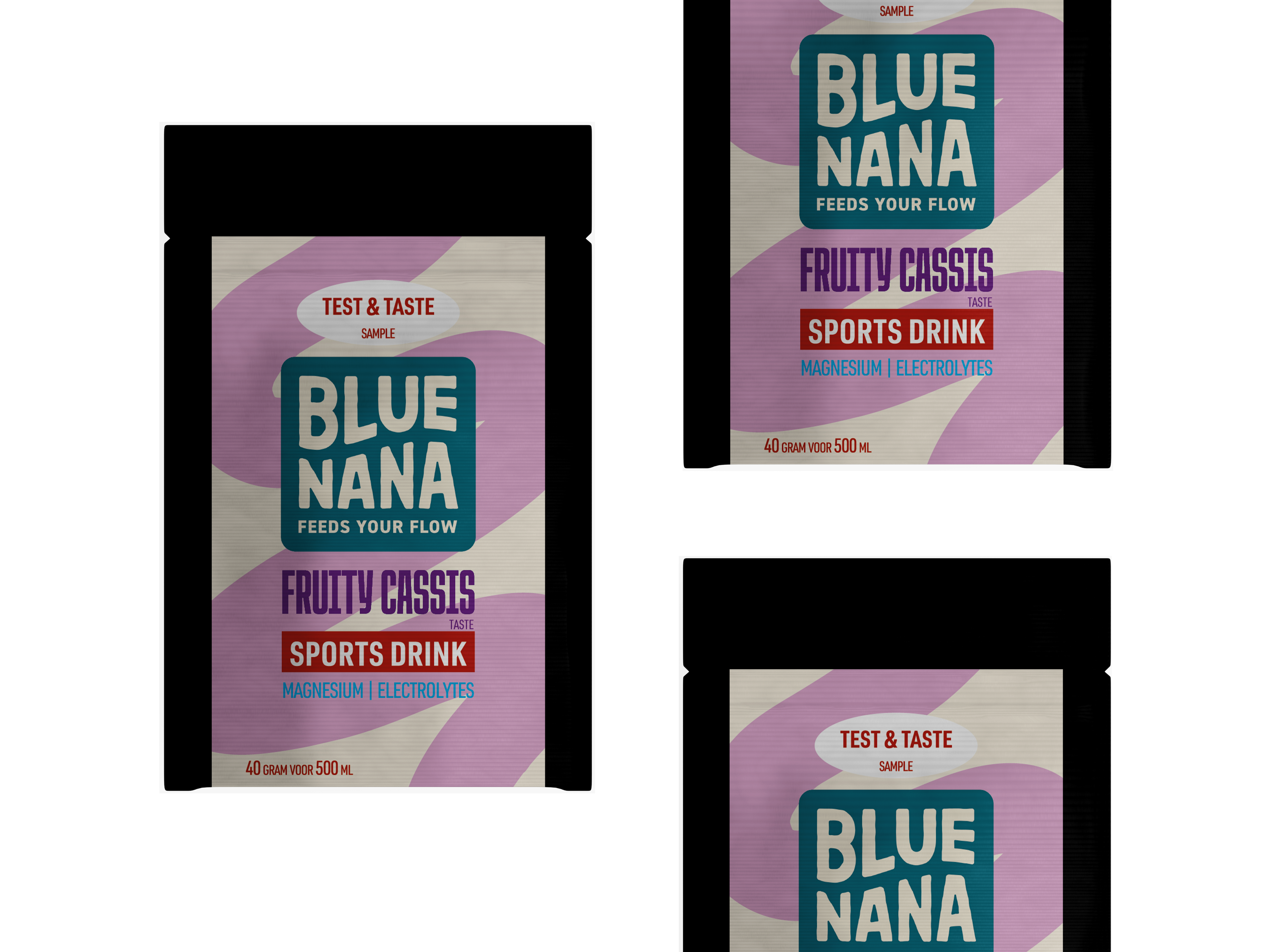 Blue Nana Sports Drink Fruity Cassis Sample 40g