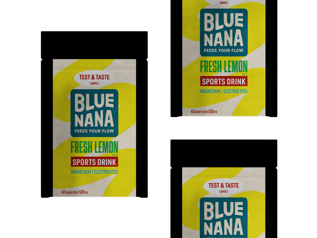 Blue Nana Sports Drink Fresh Lemon Sample 40g