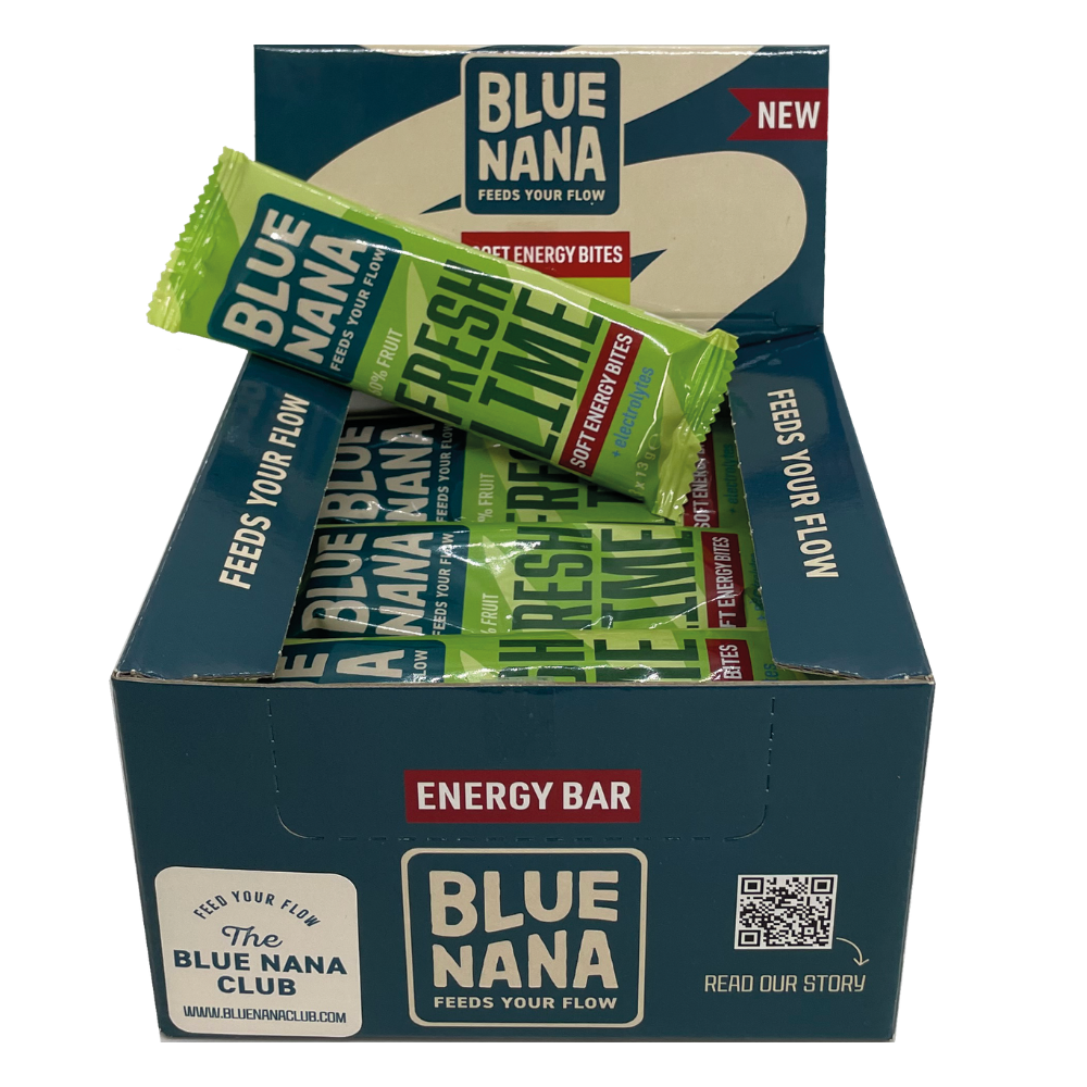 Blue Nana Soft Energy Bites Fresh Lime Display Box 15x 3x13g