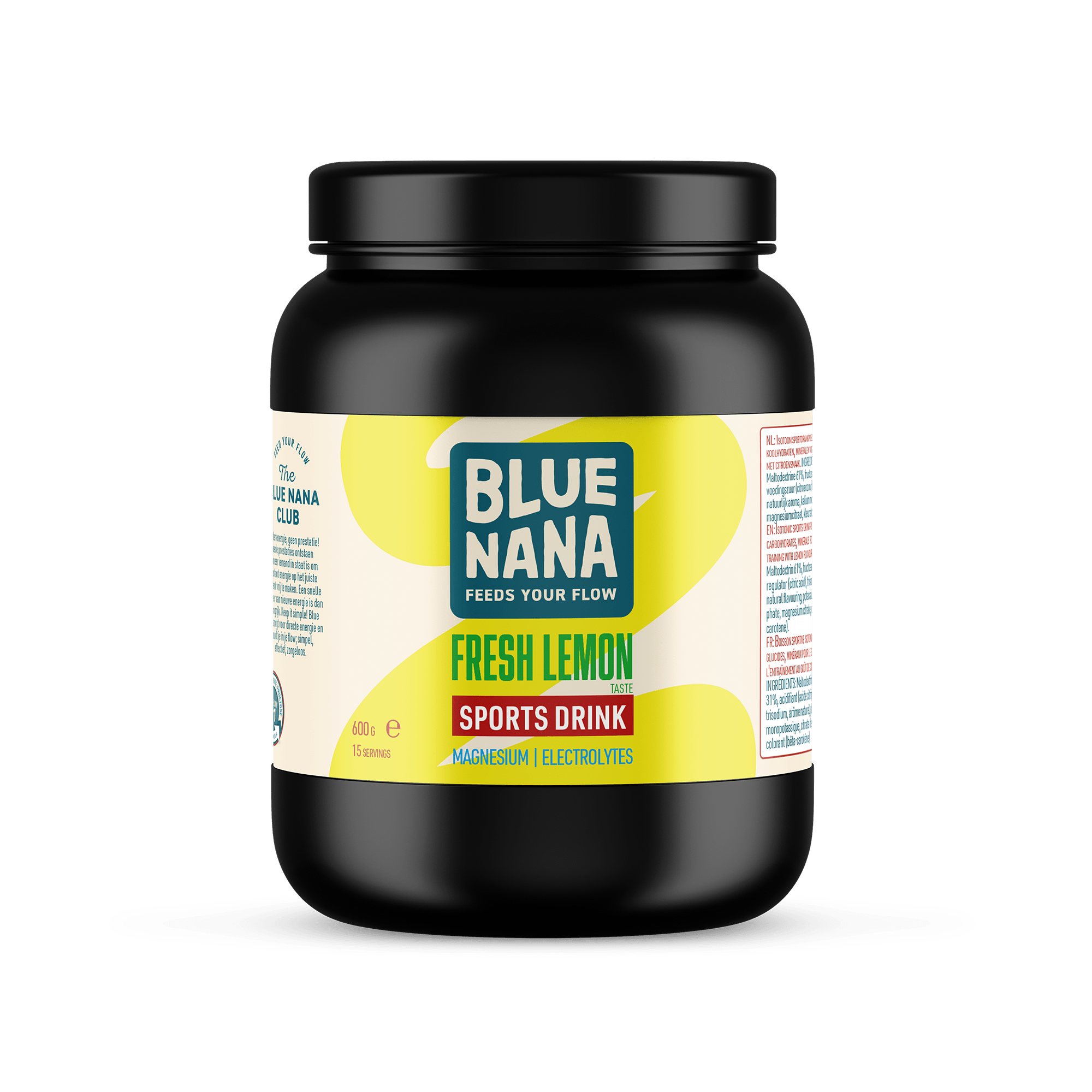Blue Nana Sports Drink Fresh Lemon 600g - Blue Nana Club