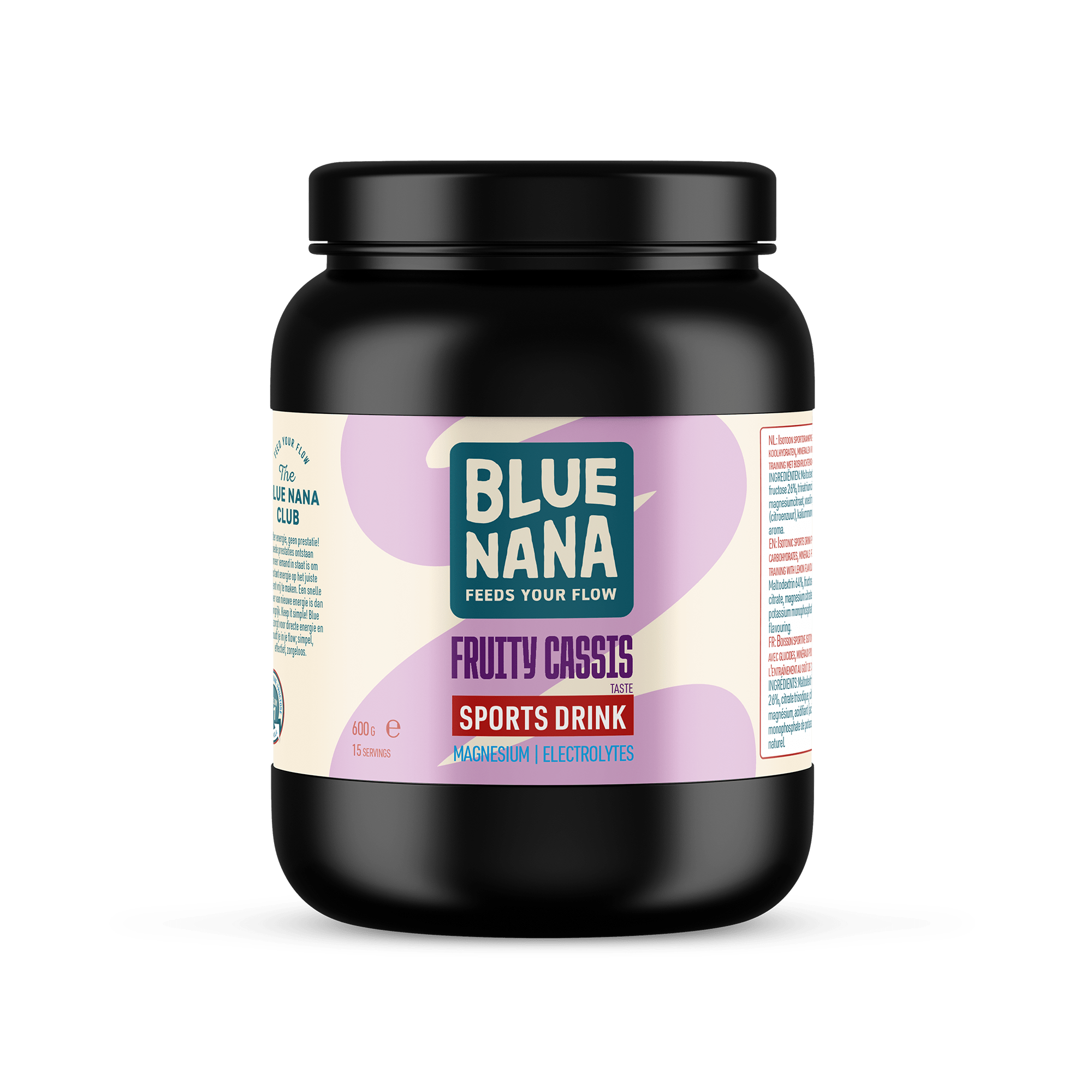 Blue Nana Sports Drink Fruity Cassis 600g - Blue Nana Club