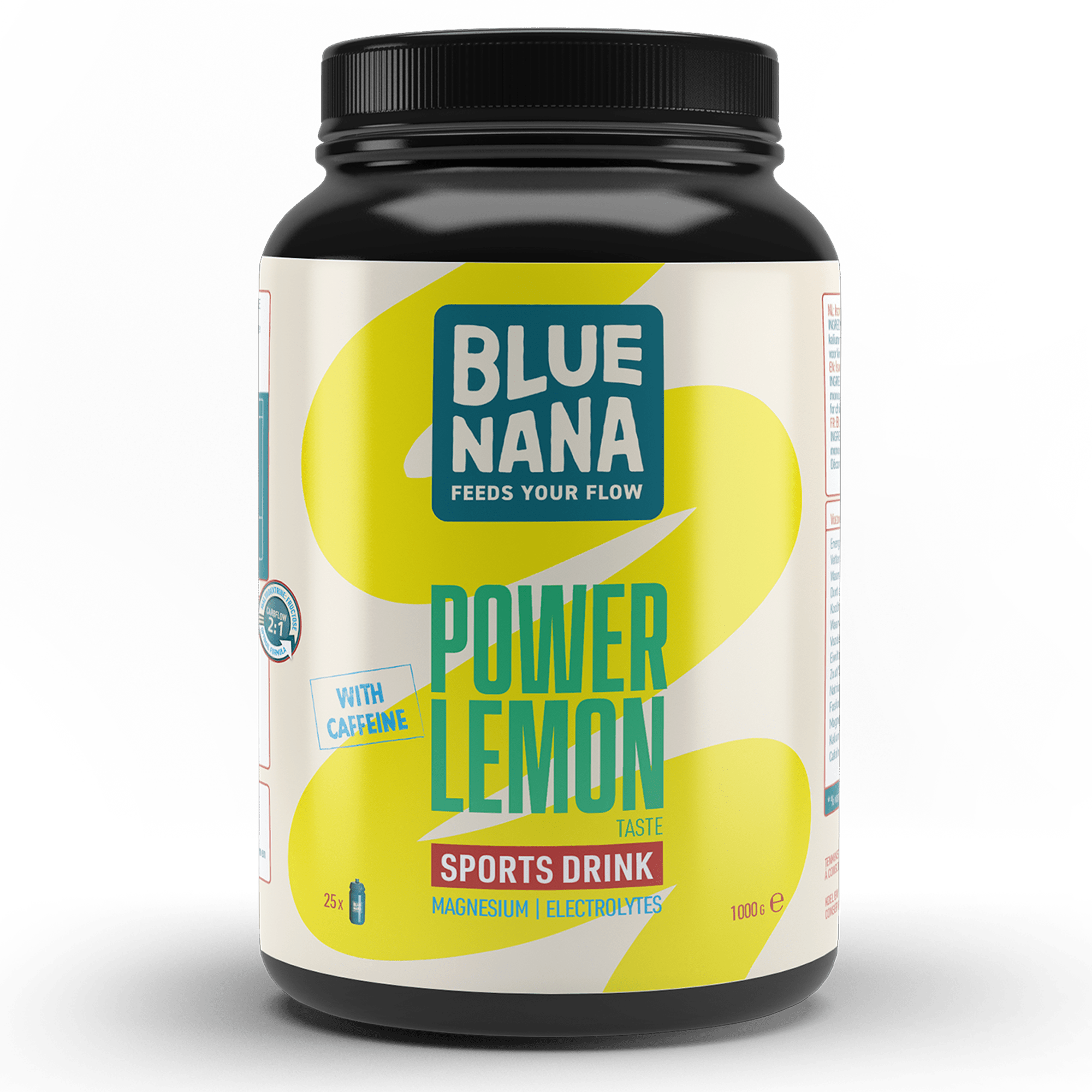 Blue Nana Sports Drink Power Lemon Caffeine 1000g - Blue Nana Club