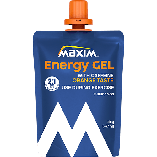 Maxim Energy Gel Orange Caffeine 100g - Blue Nana Club