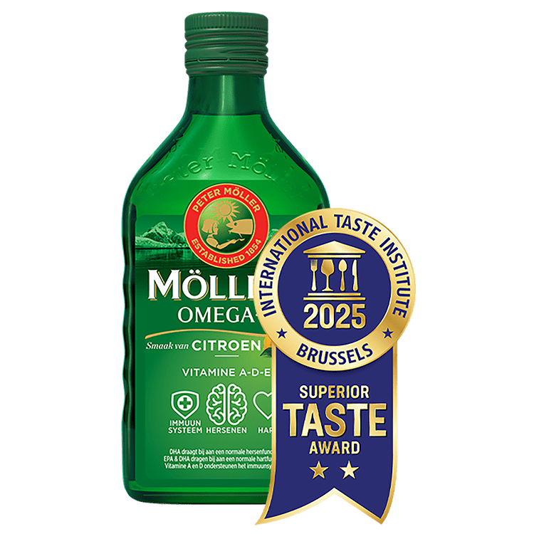 Möller's Omega - 3 Levertraan Citroen - 250ml - Blue Nana Club