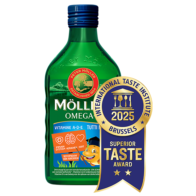 Möller's Omega - 3 Levertraan Tutti Frutti – 250ml - Blue Nana Club